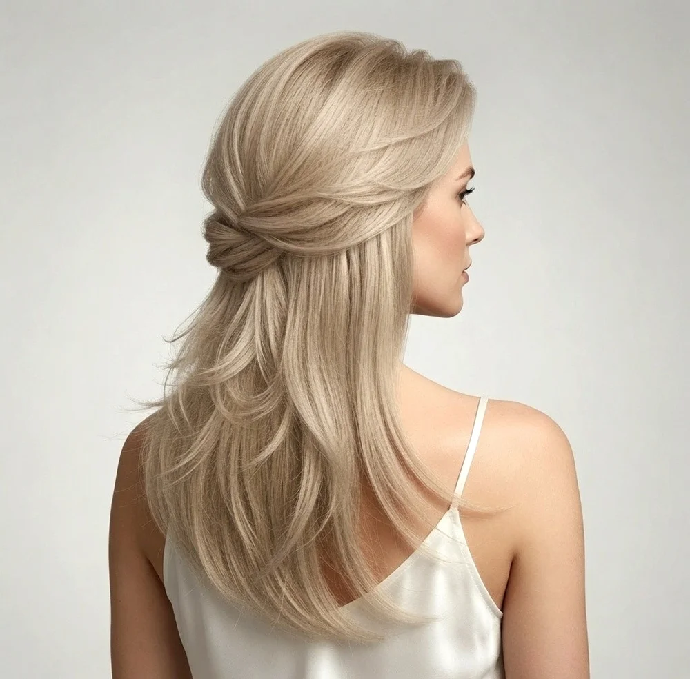 HairUWear Hairdo Clip-In Hair Extension Mid Soft Blonde Volumizer 22